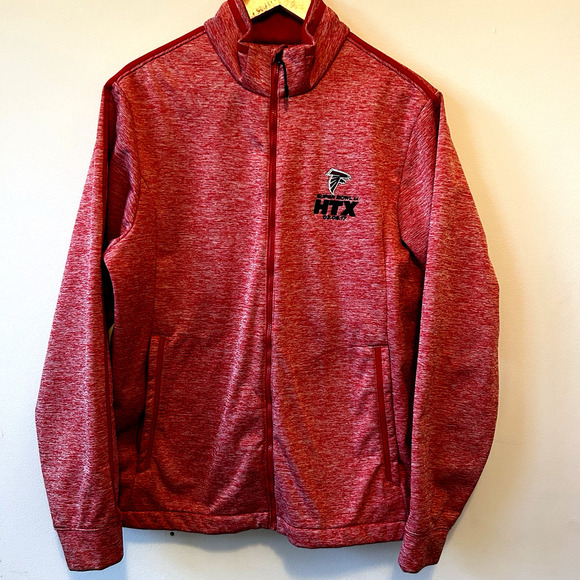 Atlanta Falcons Super Bowl LI HTX Antigua Red Mens Jacket Size M - Picture 1 of 7